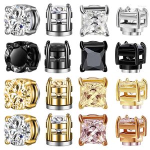 Oorknopjes 1-8 paar Kristal Magnetische Oorbel Voor Mannen En Vrouwen Niet-piercing Magneet Nep Studs Zirkoon Oor Sieraden