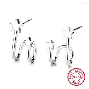 Boucles d'oreilles à clous en argent Sterling 925, 1 paire, ensemble de clous d'oreille, Piercing esthétique, bijoux à la mode, Design Original pour femmes