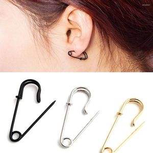 Boucles d'oreilles à clous pour femmes et filles, 1 paire, épingle de sûreté, mode, bijoux coréens, accessoires de manchette, cadeau