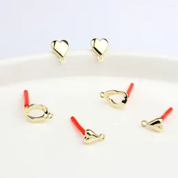 Stud Oorbellen 10 stks Legering Onregelmatigheid Hart Oorspelden Piercing Connector Oorstekers Naald Voor Vrouwen Meisjes Mode-sieraden Geschenken