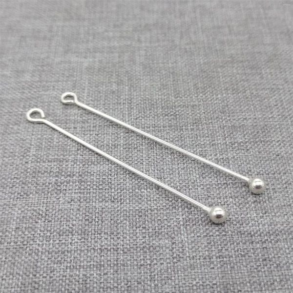 Boucles d'oreilles à tige en argent Sterling 925, 10 pièces, breloques longues en forme de goutte pour la fabrication de boucles d'oreilles