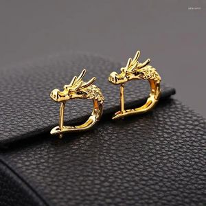 Boucles d'oreilles tête de Dragon ajourée Vintage pour femmes, 1 paire, bijoux tendance créatifs, décoration de fête, cadeaux de vacances