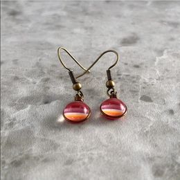 Boucles d'oreilles à tige 1 paire Lesbian Pride Queer LGBTQ Bijoux Cadeaux