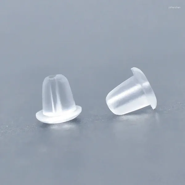 Pendientes de tuerca, 200 Uds., pendiente de silicona, tapón trasero, elevadores, ganchos, tapones, tuercas para poste de oreja, accesorios DIY