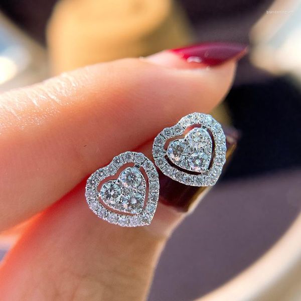 Boucles d'oreilles 2023 arrivée coeur à la mode pour les femmes cadeau de fête bijoux articles en gros avec E8114