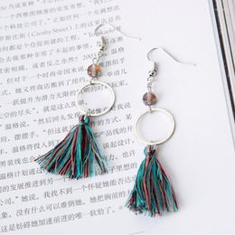 Stud Oorbellen 2023 Bohemen Lange Kwast Voor Vrouwen Vintage Verklaring Boho Kleurrijke Fringe Pendientes Sieraden Brincos