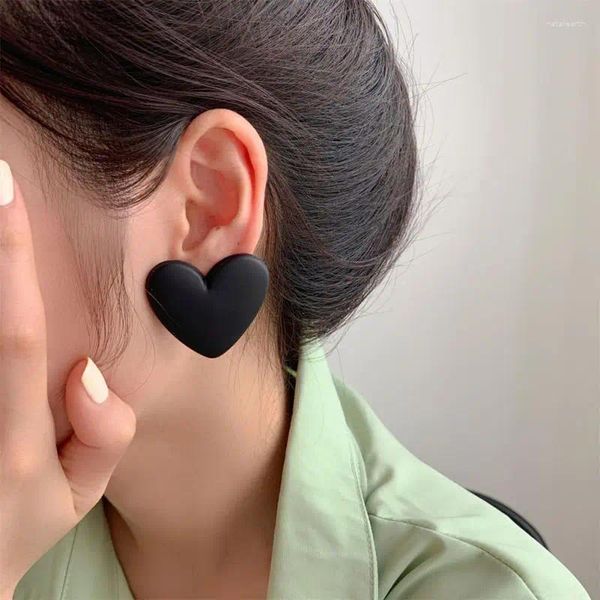 Pendientes con forma de gota para mujer, aretes con forma de corazón de caramelo, círculo de Color macarrón, accesorios para uñas, regalo de fiesta, plata 2023, 2023