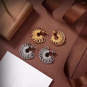 Oorknopjes 2023 Multi Circle Design Industriële stijl Hoge kwaliteit verkopende sieraden voor dames Feest Modieus en gepersonaliseerd