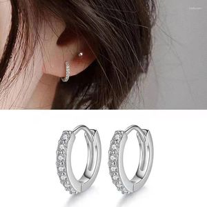 Boucles d'oreilles étalon 2024 925 argent sterling cerceau glossé or couleur cartilage minuscule cartilage petit boucles d'oreille fine bijoux accessoires