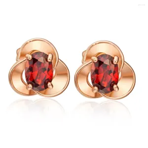 Boucles d'oreilles en cristal pour femmes, bijoux à la mode, mignon, romantique, belle fleur en pierre claire, vente en gros, 2024