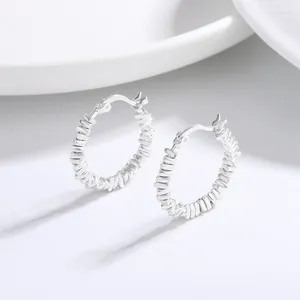 Boucles d'oreilles à clous en argent Sterling S925, boucle d'oreille cassée, polyvalente, exquise, ornement de bague pour femmes, 2024