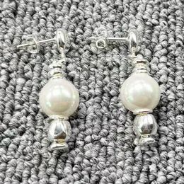 Boucles d'oreilles UNOde50, galvanoplastie à la mode, argent 2024, perle blanche, bijoux élégants, cadeaux, 925