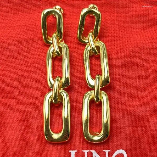 Boucles d'oreilles 2024 Unode50 vendant un sac cadeau de bijoux romantique de luxe de haute qualité espagnol avec