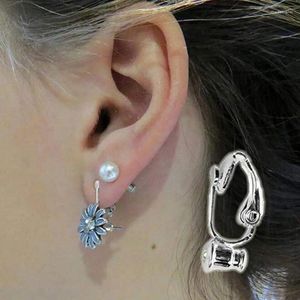 Boucles d'oreilles à goujons 24pcs Clip-on Convertisseur Brouille à oreilles Clip Bijoux de fabrication