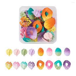 Stud -oorbellen 32 stks IJzeren oorring bevindingen met 40 -st plastic oormoeren blad tranendop ovaal plat rond voor sieraden maken DIY Craft