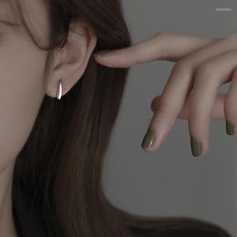 Boucles d'oreilles 925 argent oreille Piercing bijoux personnalité goutte d'eau échantillon couleur petite boucle d'oreille mignonne pour femmes fille cadeaux