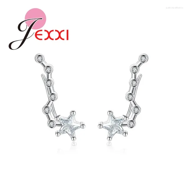 Boucles d'oreilles en argent Sterling 925, bijoux en zircone cubique, Design à la mode pour femmes et filles, cadeau, prix d'usine en gros