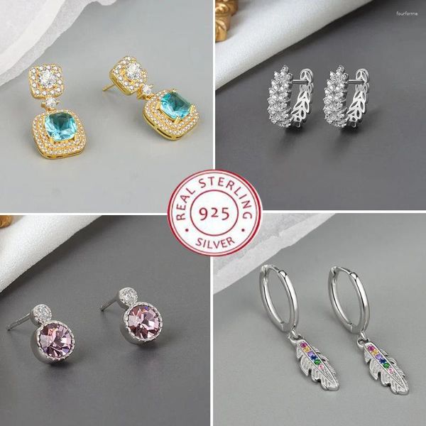 Boucles d'oreilles en argent Sterling 925, cerceau en forme de cœur pour femmes, étoile papillon, bijoux cadeau E197