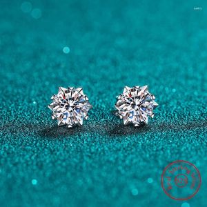 Boucles d'oreilles en argent Sterling 925, bijoux en cristal de haute qualité à la mode pour femmes XY0291