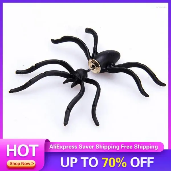 Pendientes de semental Animales Intereses de 4 cm Productos domésticos de araña 3d Fear Halloween Funny