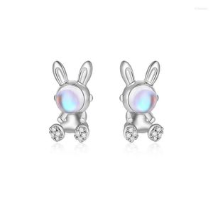 Boucles d'oreilles arrivent à la mode mignon pierre de lune boucle d'oreille pour les femmes filles fête anniversaire mariage Punk coréen bijoux cadeaux Eh1198