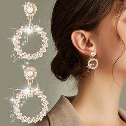 Boucles d'Oreilles Perle Atmosphérique Bijoux Anniversaire Proposition Abeille Pour Les Filles Faux Deuxième Piercing Boule De Titane