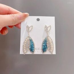 Boucles d'oreilles beauté poisson pour adolescents décorations filles petit bijoux de mode cadeau femme 2022 tendances vraies