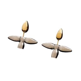 Boucles d'oreilles à tige en acier inoxydable pour femme, grande goutte d'eau, minimaliste, simple, étanche, bijoux légers pour homme, boucle d'oreille en forme de cœur, ne se décolore pas, anniversaire