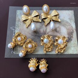 Boucles d'Oreilles Boucles d'Oreilles Fleur Baroque Bijoux Style Médiéval Vintage Goutte Pendentif Accessoires