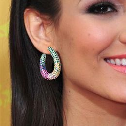 Stud -oorbellen Charms Hoge kwaliteit origineel trendy ontwerp voor vrouwen boucle d'Oreille femme 2022 glanzende sieraden groothandel