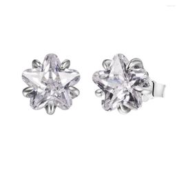 Stud -oorbellen CKK Celestial Sparkling Star Earring 925 Sterling Silver Jewelry Women Brincos Pendientes Aretes