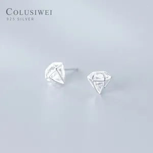 Boucles d'oreilles Coluluwei Royal Crown for Women Dazzling Clear CZ Statement Festival Festival Party Bijoux 925 Sterling Silver Bijoux