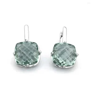 Boucles d'oreilles CSJ vert améthyste boucle d'oreille en argent Sterling 925 Citrine amétrine Paraiba Zultanite pour les femmes fête d'anniversaire boîte-cadeau de fiançailles