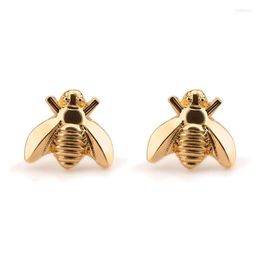 Boucles d'oreilles mignonnes couleur or argent abeille créative charmante femme Animal boucle d'oreille accessoires mode fille fête bijoux cadeau 323m