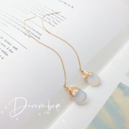 Stud -oorbellen Daimi Natural Opal Studs 925 Sterling Silver Jewelry for Women Cadeau