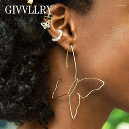 Stud Earrings Design Butterfly Set Fashion Jewelry Creative Elegant Barokque Pearl Ear Cuff Wing For Women