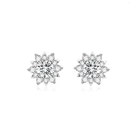 Boucles d'oreilles STAND Snowflake Lab Grown Diamond 18k White Gold NGIC / NGTC Certificat Wedding Anniversary