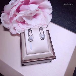 Boucles d'oreilles à tige Designer Fashion 925 Sterling Silver Jewelry 3A Cubic Zirconia Party Pin Earring