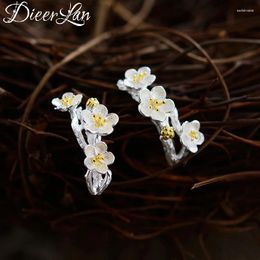 Boucles d'oreilles étalon dieerlan fleur de mode coréenne pour femmes bijoux de mariage brincos pendents