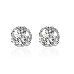Boucles d'oreilles DIWENFU véritable 925 en argent Sterling diamant bijoux boucle d'oreille pour les femmes bohême Aros Mujer Oreja Orecchini filles