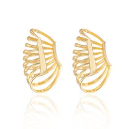 Stud-oorbellen Ear Cuff Goud kleur Niet-piercing clips Fake kraakbeen oorrang sieraden voor vrouwelijke mannen groothandel geschenken