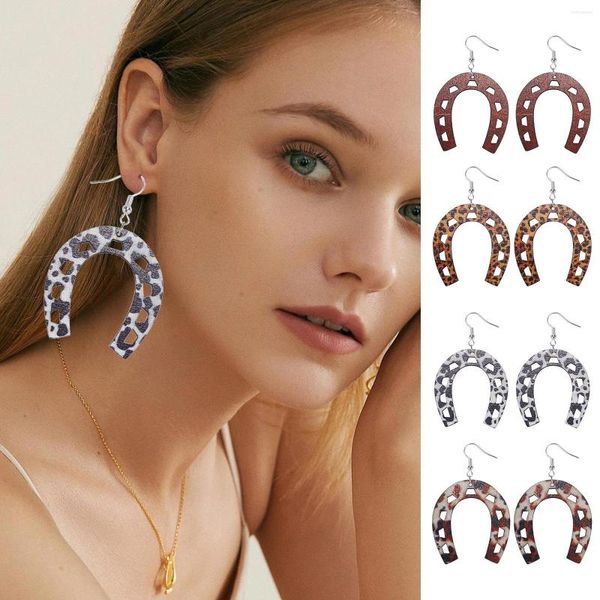 Aretes de botón Pendientes para la moda en forma de estilo vintage de mezclilla occidental