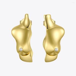 Stud -oorbellen Enfashion Punk Body Part 3d Chest For Women Gold Color Special Earings Fashion Jewelry Pendientes Mujer E191113