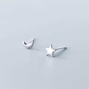 Stud -oorbellen Enosola 925 Sterling Silver Star Moon For Women Small Cute Fashion Jewelry Brincos