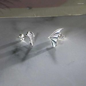 Stud Earrings European and American Angel Demon Wing Retro Distressed Creative Sieraden Gift voor vrouwen