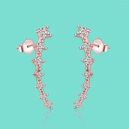 Boucles d'oreilles fantastiques 925 Silver Silver Bringle Unisexe Disgin DESGIN ALLERGY GRATUIT Zircon Inclay Jewelry Birthday Party Gift