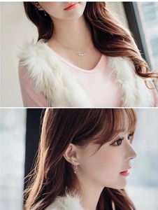 Boucles d'oreilles à tige en argent Sterling 925 pour femmes et filles, bijoux de déclaration, cadeau coréen