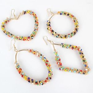 Boucles d'oreilles à clous, couleurs contrastées, cerceau, petit Piercing, lobe d'oreille, Tragus, cercle géométrique