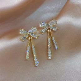 Stud Oorbellen Mode Elegante Kristallen Strik Oorbel Voor Vrouwen Sieraden Pendientes Accessoires E858