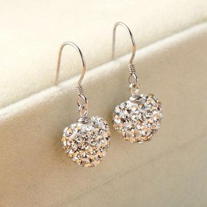 Boucles d'oreilles à clous pour femmes, accessoires de fête en cristal en forme de cœur, boucles d'oreilles rouges, Pendientes Brincos 2024